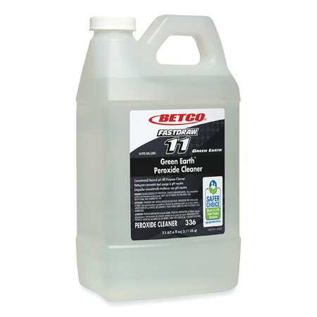 Green Earth Peroxide Cleaner, Fresh Mint Scent, 2 L Bottle, 4PK -  BETCO, 3364700